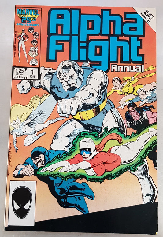 Alpha Flight Annual #1 Marvel Comics (1986)