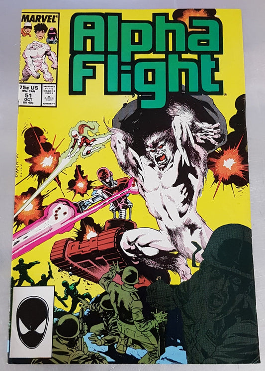 Alpha Flight #51 Marvel Comics (1983)