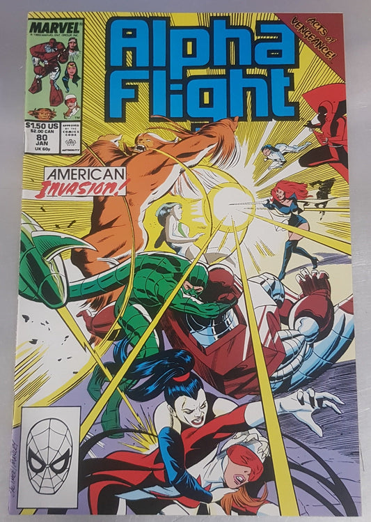 Alpha Flight #80 Marvel Comics (1983)