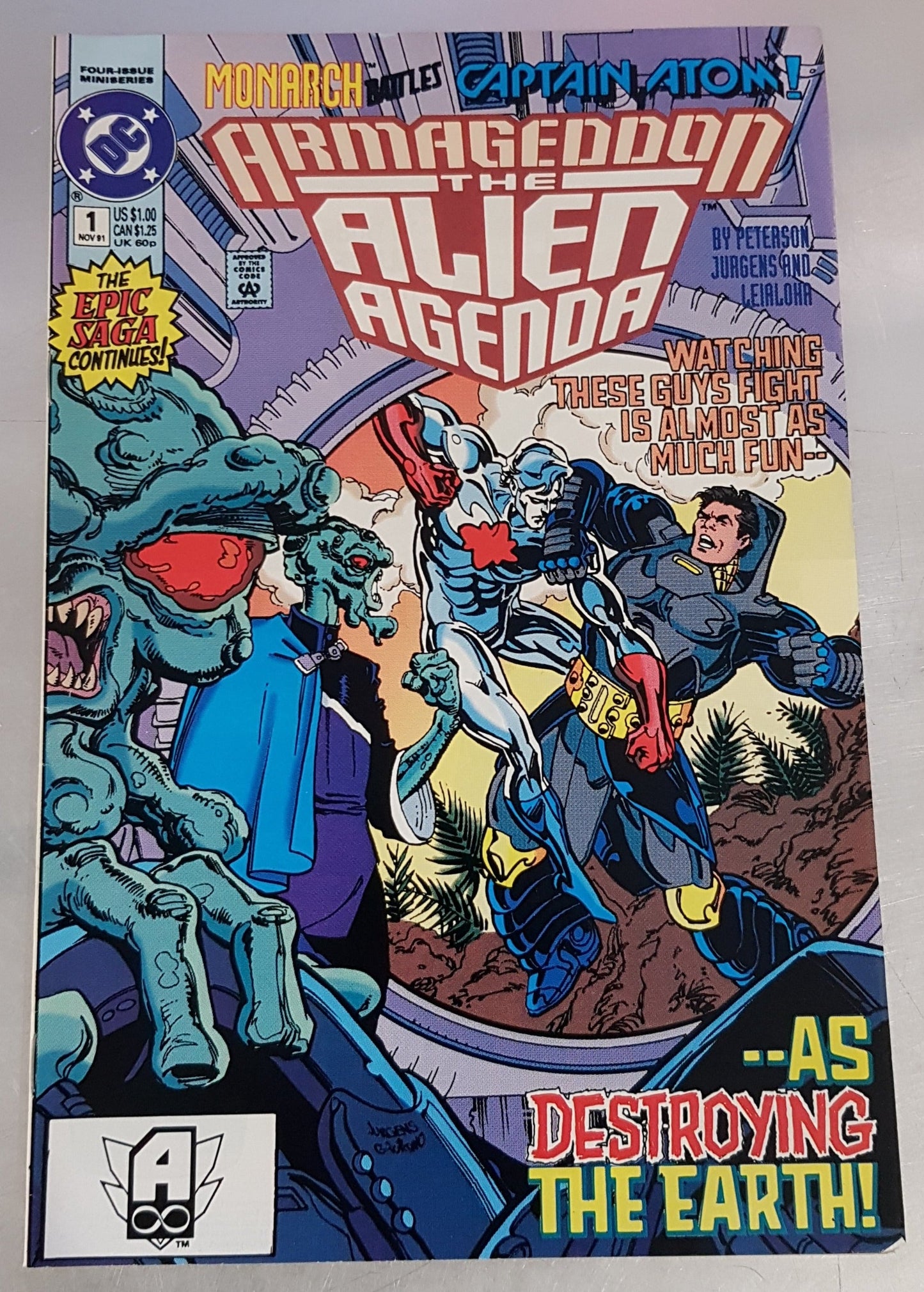 Armageddon The Alien Agenda #1 DC Comics (1991)