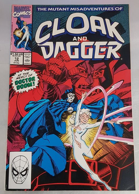 Cloak and Dagger #12 Marvel Comics (1989)