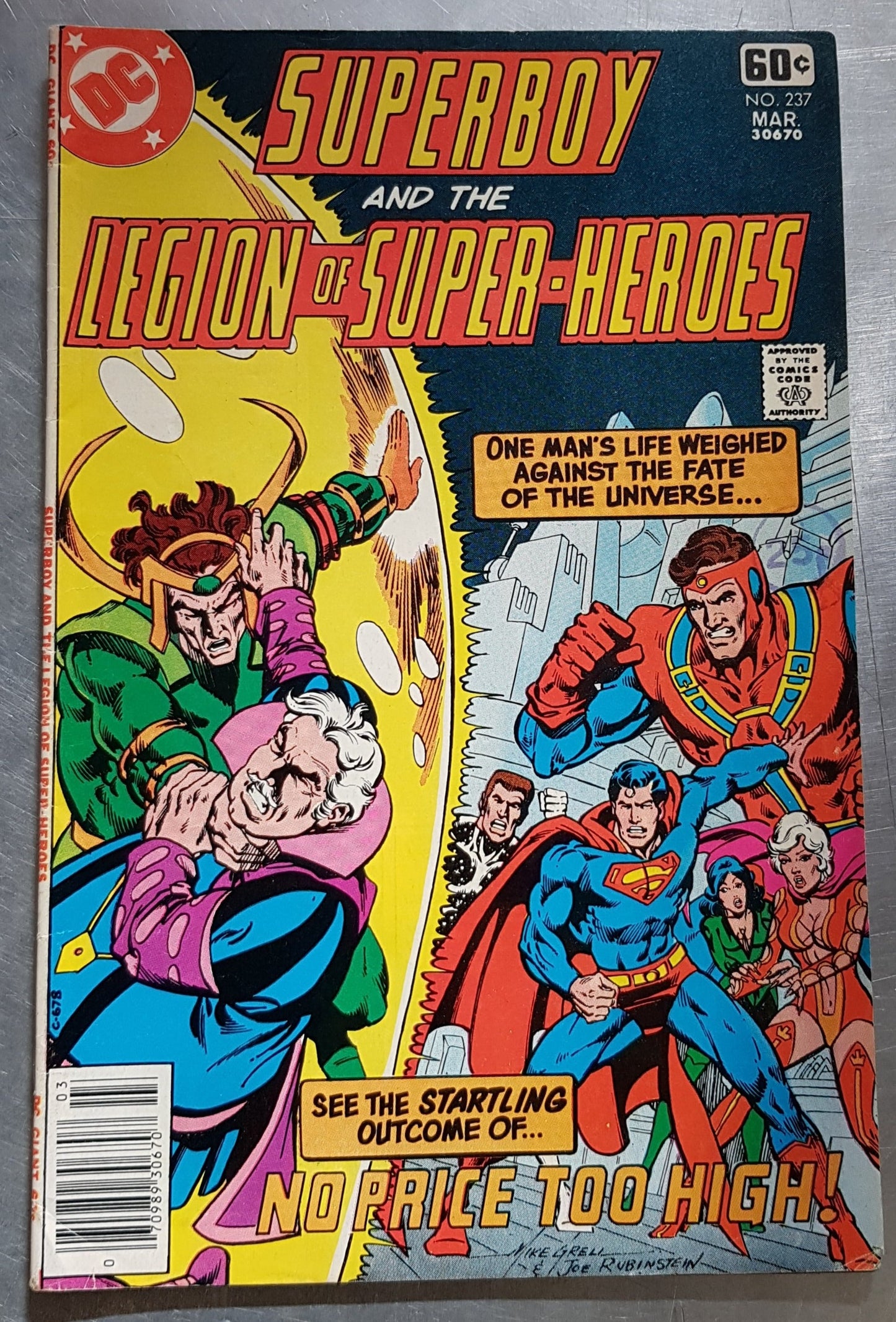 Superboy and the Legion of Super-Heroes #237 DC Comics (1949)