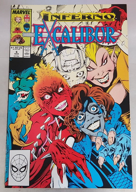 Excalibur #6 Marvel Comics (1988)