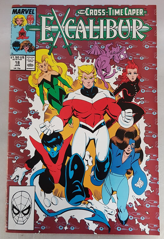 Excalibur #18 Marvel Comics (1988)