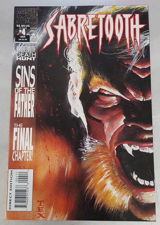 Sabretooth #4 Marvel Comics (1993)