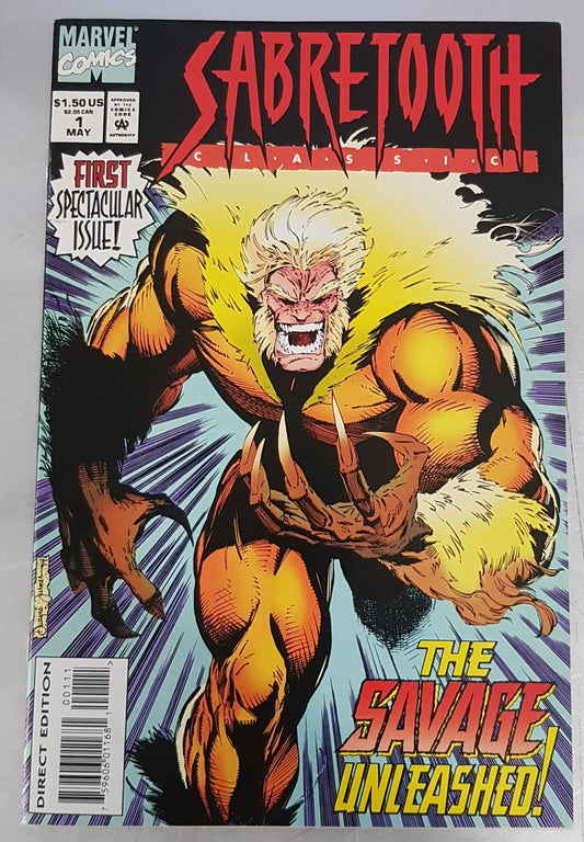 Sabretooth #1 Marvel Comics (1994)