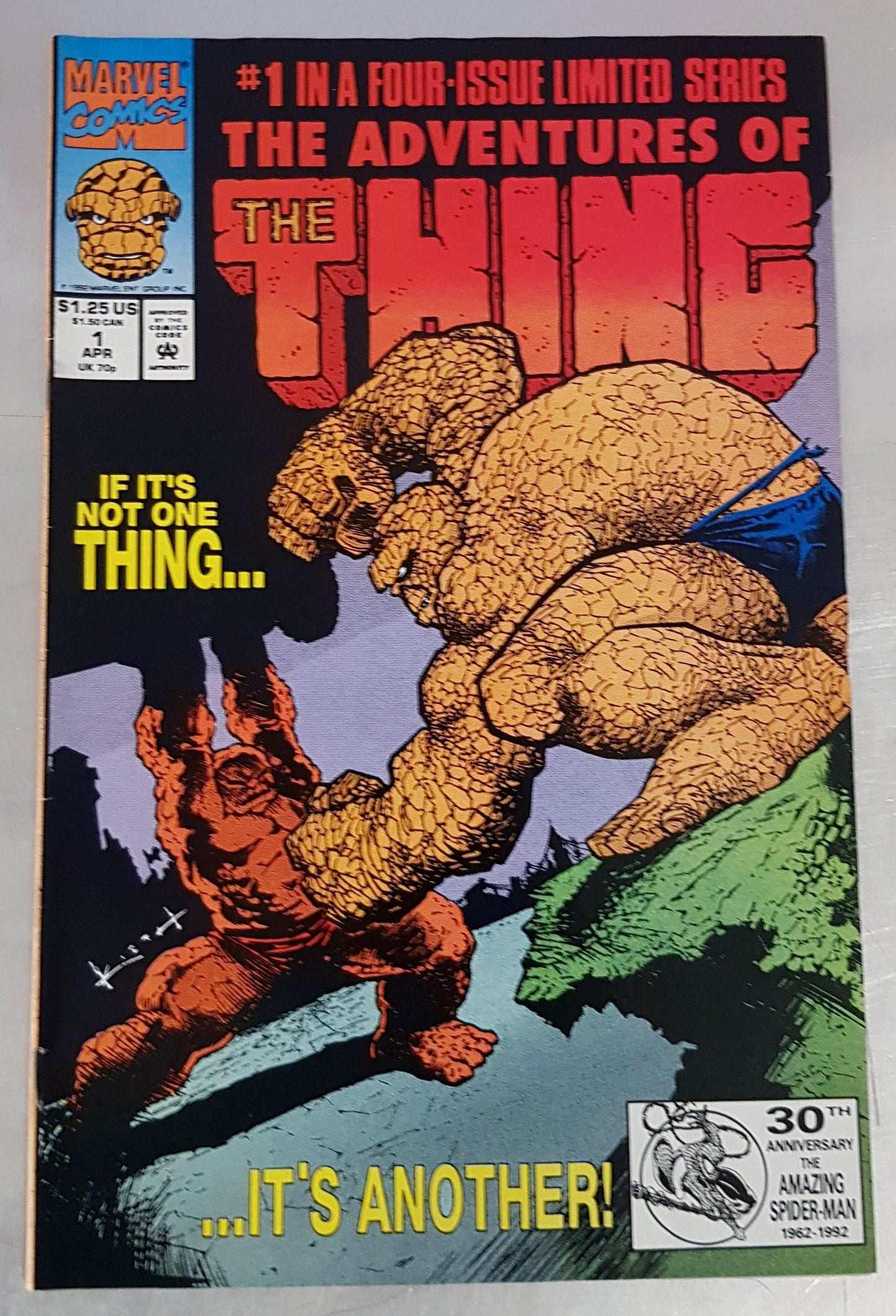 The Adventures of the Thing #1 Marvel Comics (1992)