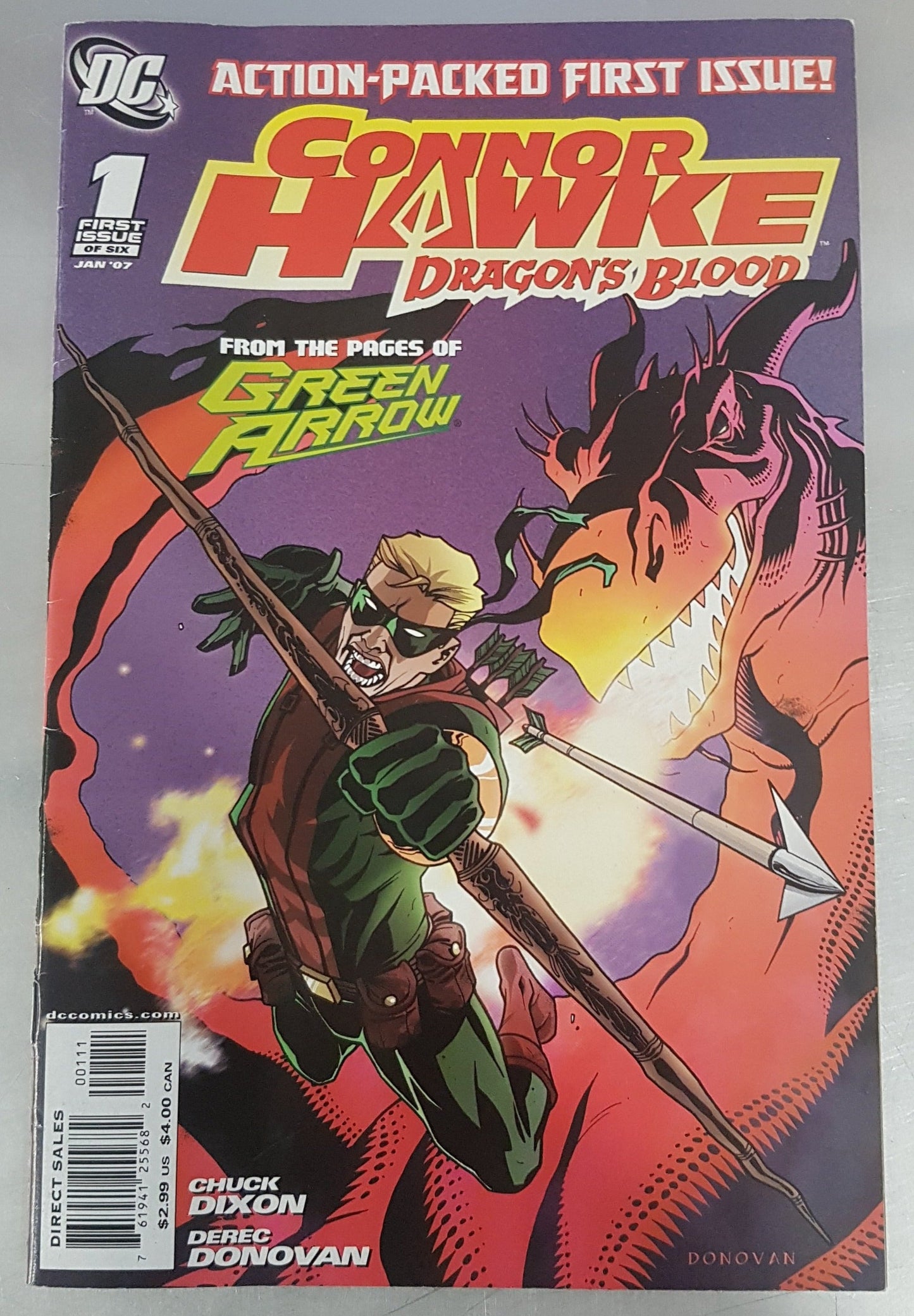 Connor Hawke Dragon's Blood #1 DC Comics (2007)