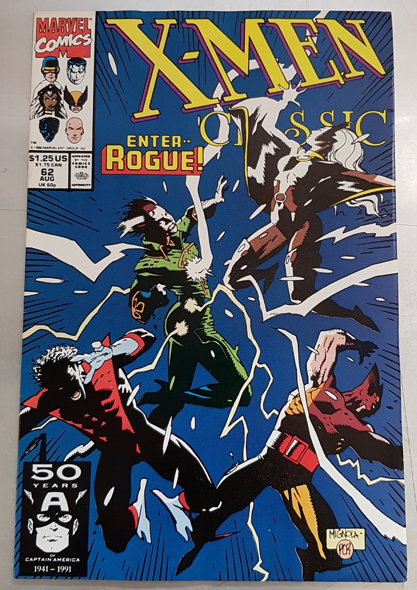 Classic X-Men #62 Marvel Comics (1986)