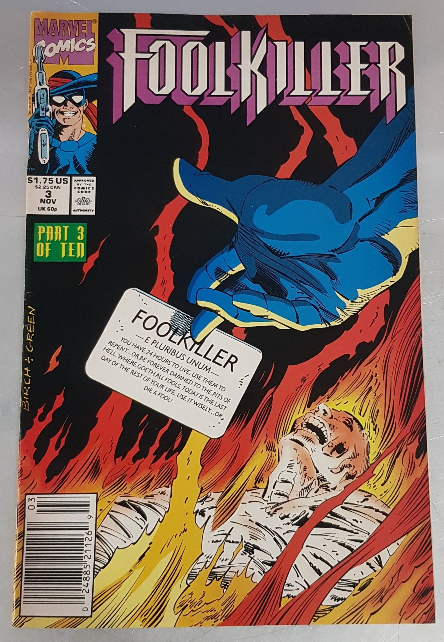 Foolkiller #3 Marvel Comics (1990)