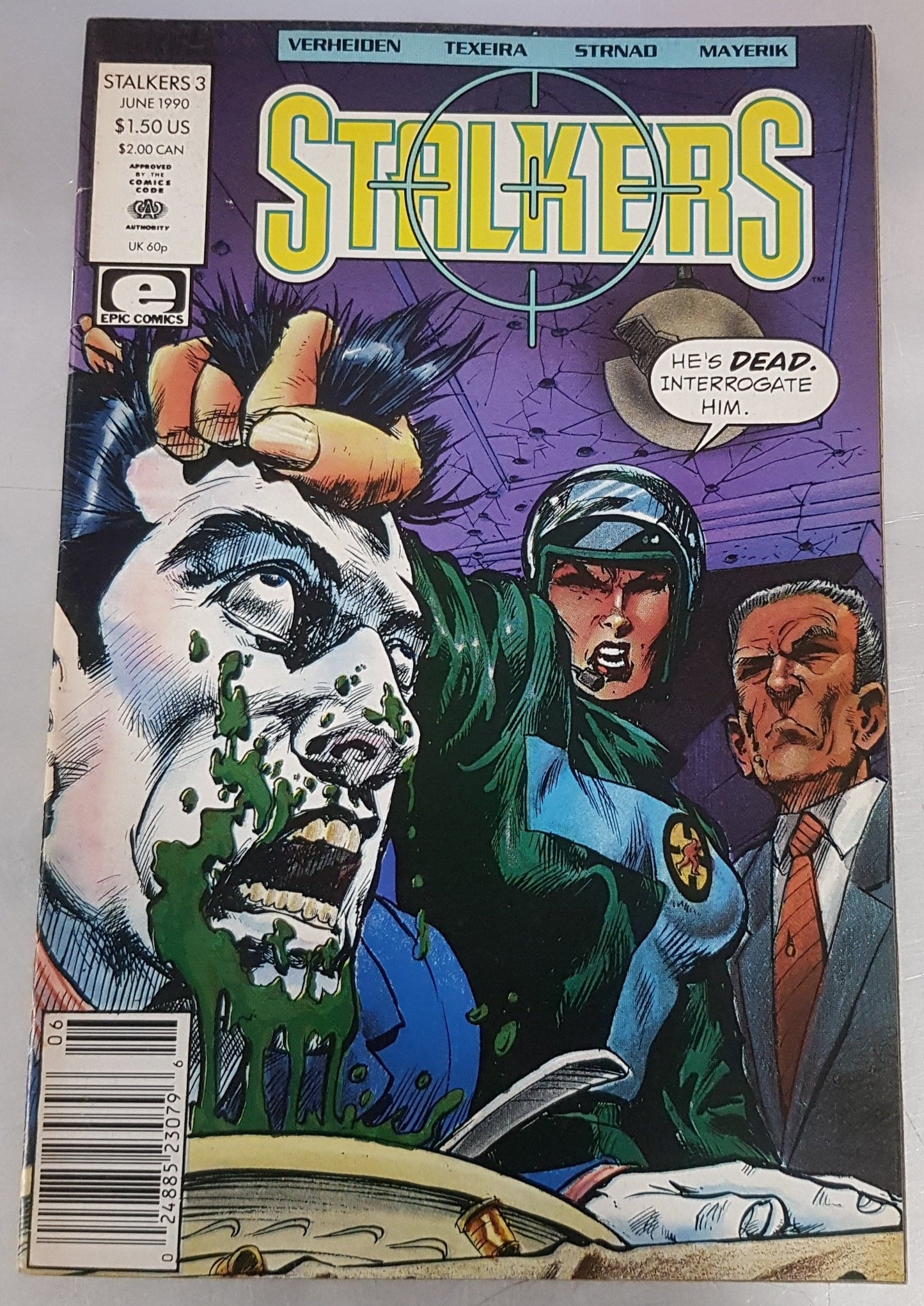 Stalkers #2 Epic Comics (1990)