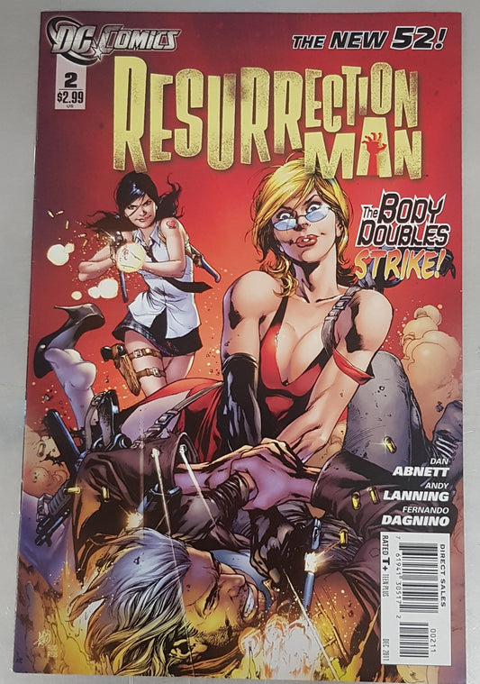 Resurrection Man #2 DC Comics (2011)