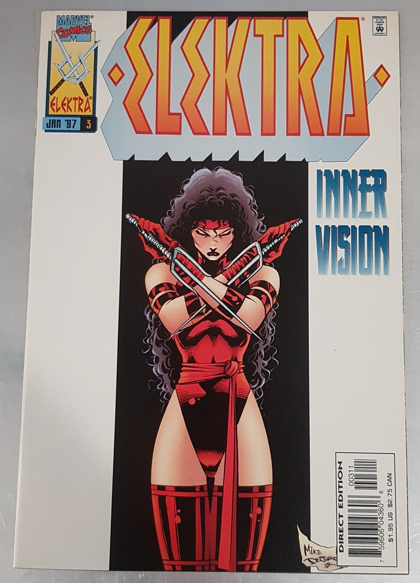 Elektra #3 Marvel Comics (1996)