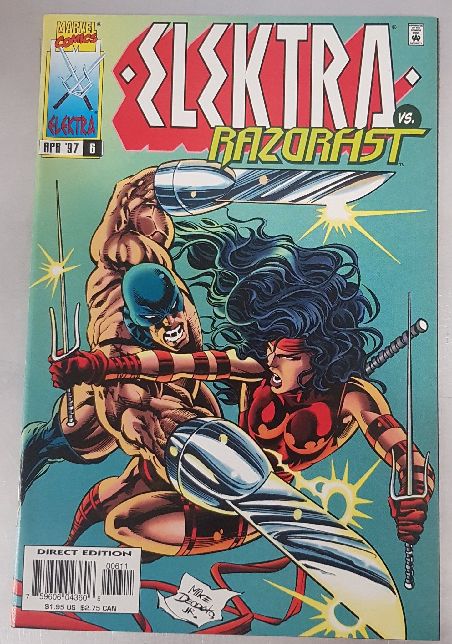 Elektra #6 Marvel Comics (1996)