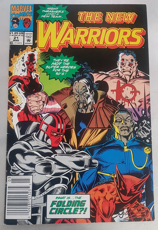 The New Warriors #21 Marvel Comics (1990)