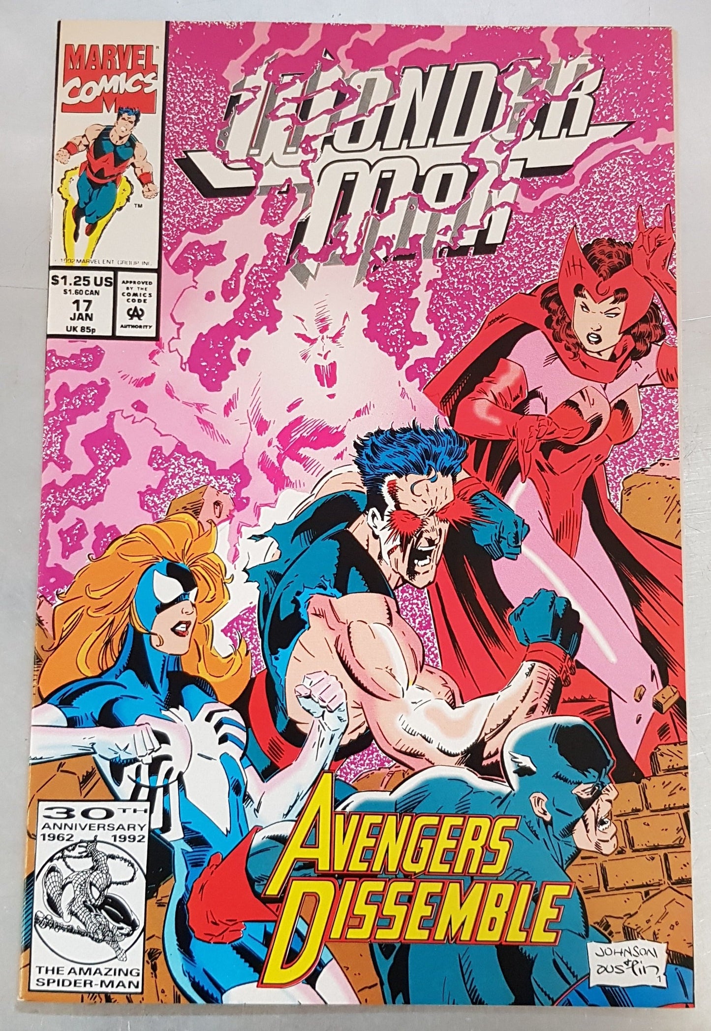 Wonder Man #17 Marvel Comics (1991)