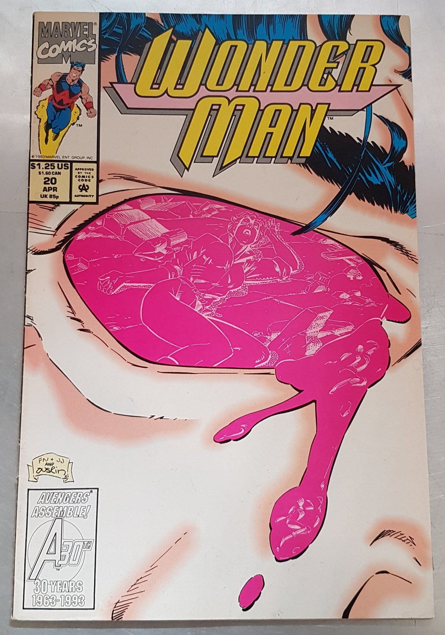 Wonder Man #20 Marvel Comics (1991)