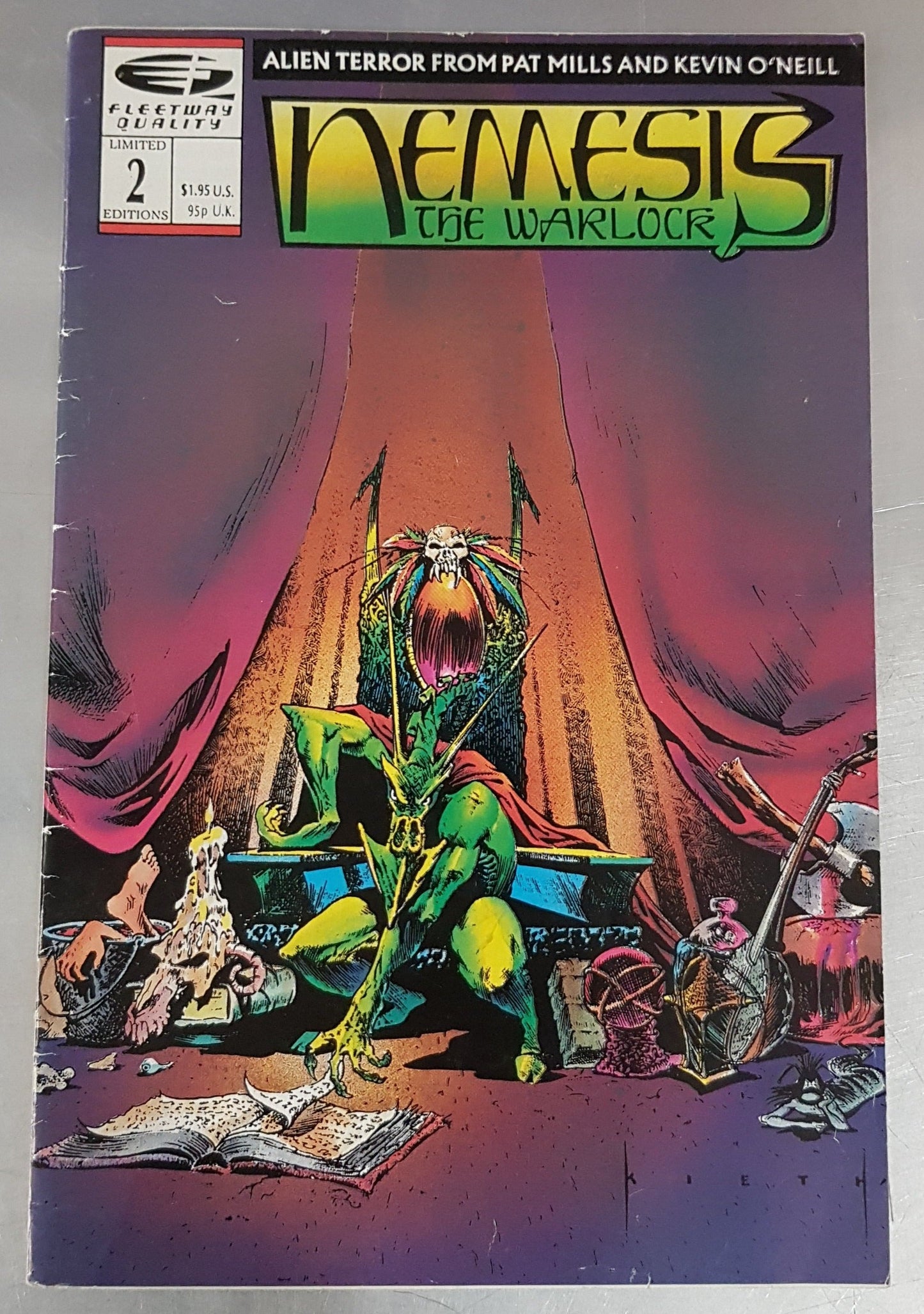 Nemesis the Warlock #2 Fleetway Quality (1989)