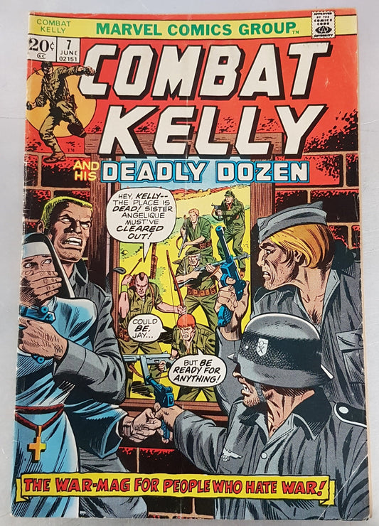 Combat Kelly and his Deadly Dozen #7 Marvel Comics (1972)