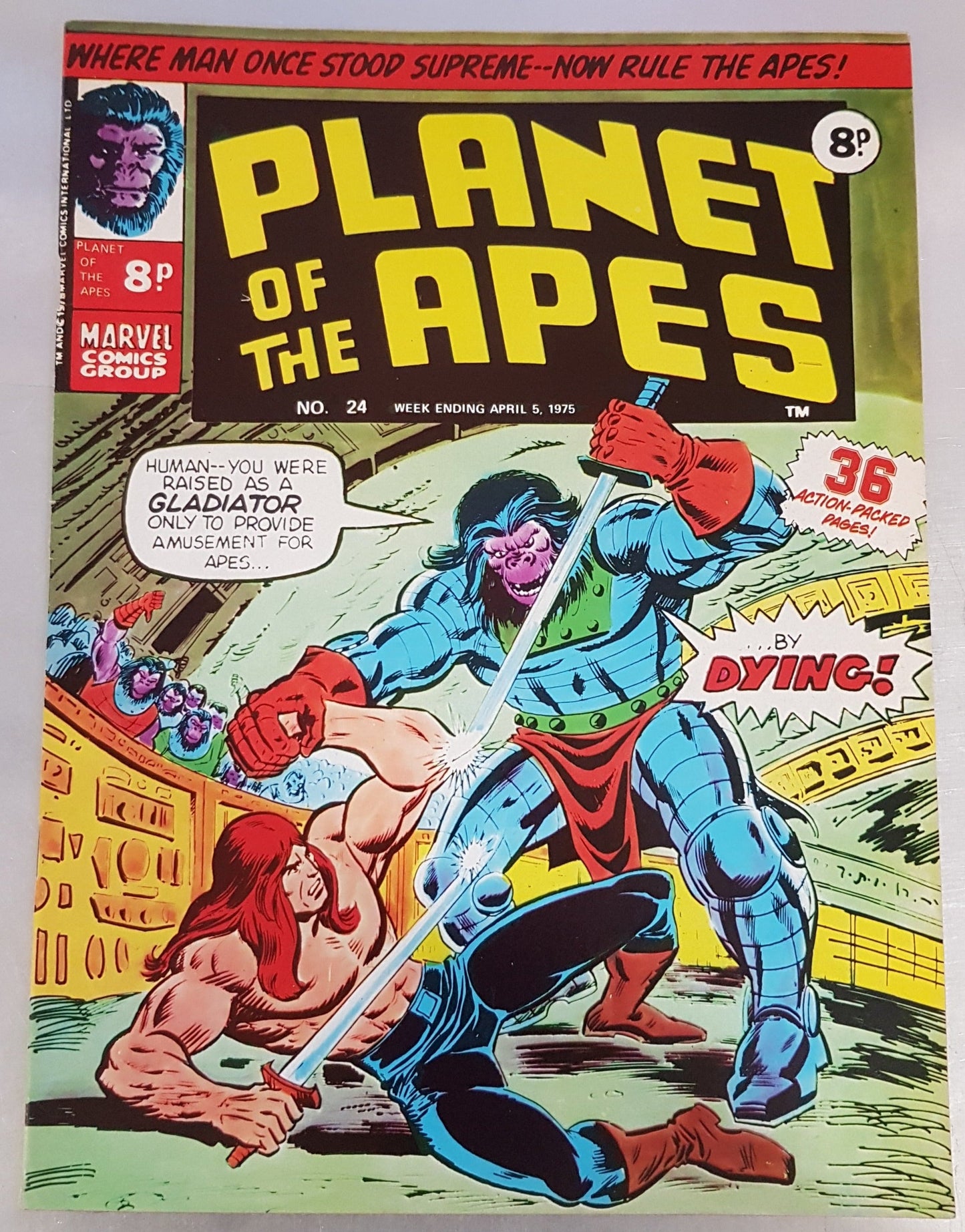 Planet of the Apes #24 Marvel Comics UK (1974)