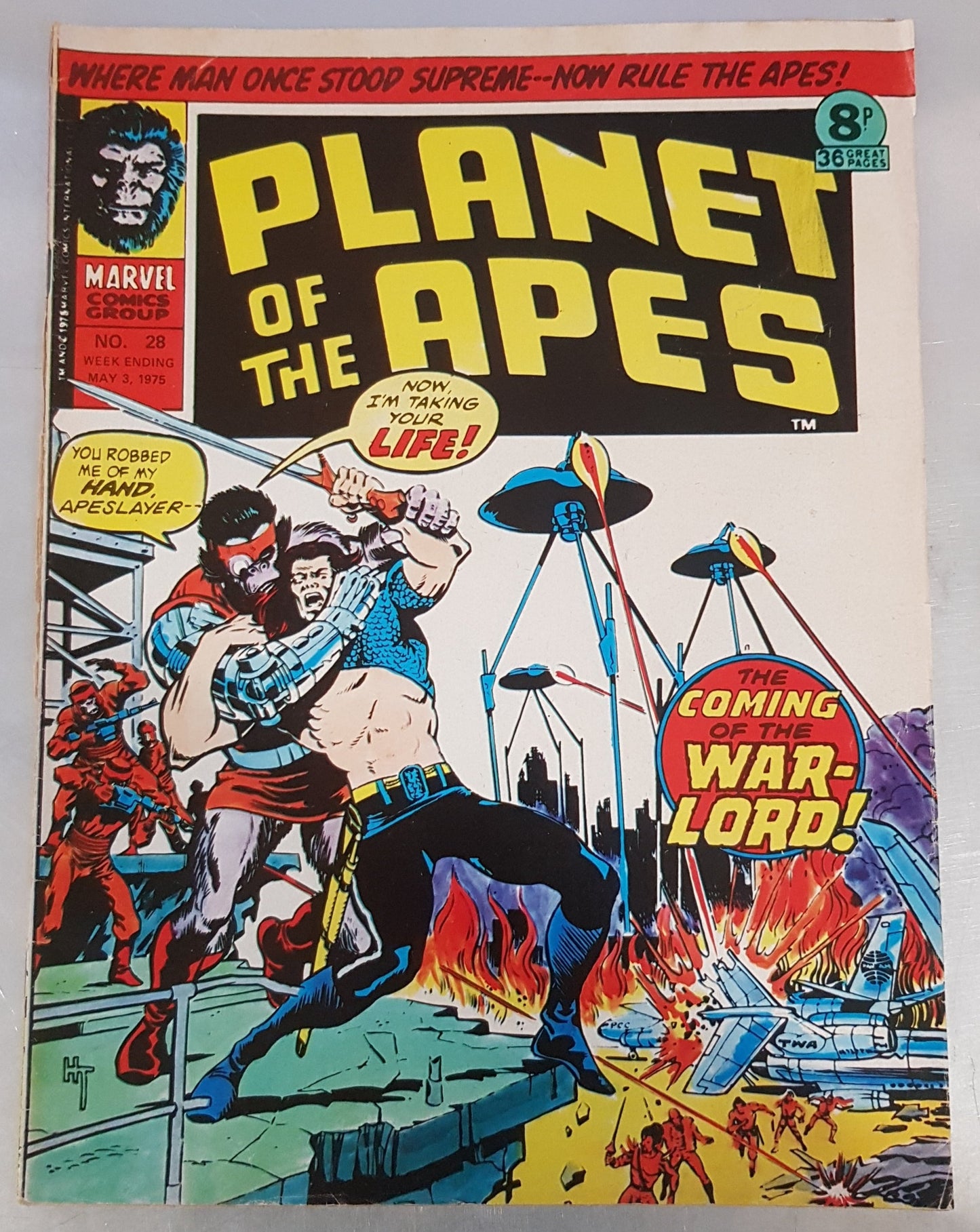 Planet of the Apes #28 Marvel Comics UK (1974)