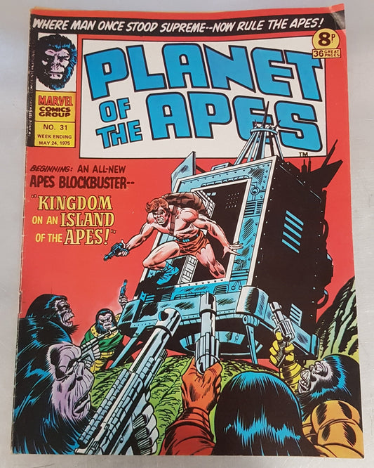 Planet of the Apes #31 Marvel Comics UK (1974)