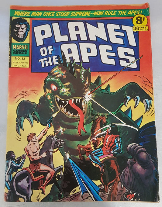 Planet of the Apes #33 Marvel Comics UK (1974)