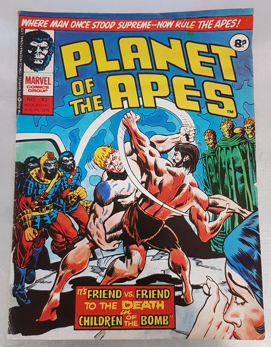 Planet of the Apes #43 Marvel Comics UK (1974)