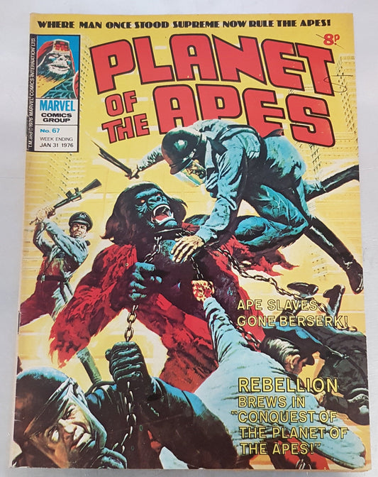 Planet of the Apes #67 Marvel Comics UK (1974)