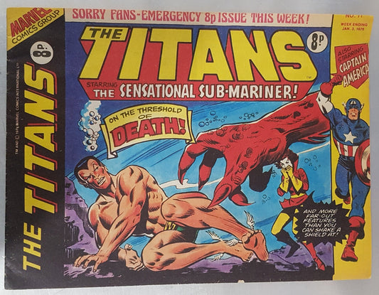 The Titans #11 Marvel Comics UK (1975)