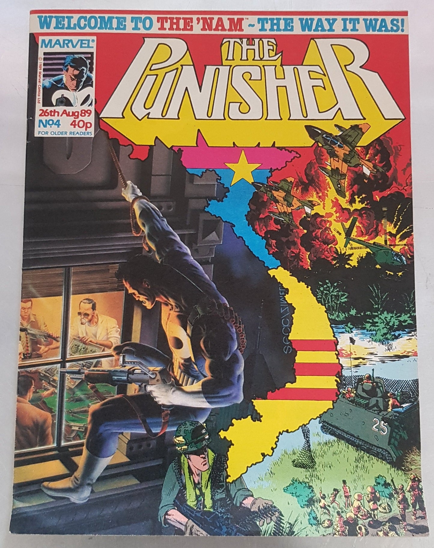 The Punisher #4 Marvel Comics UK (1989)