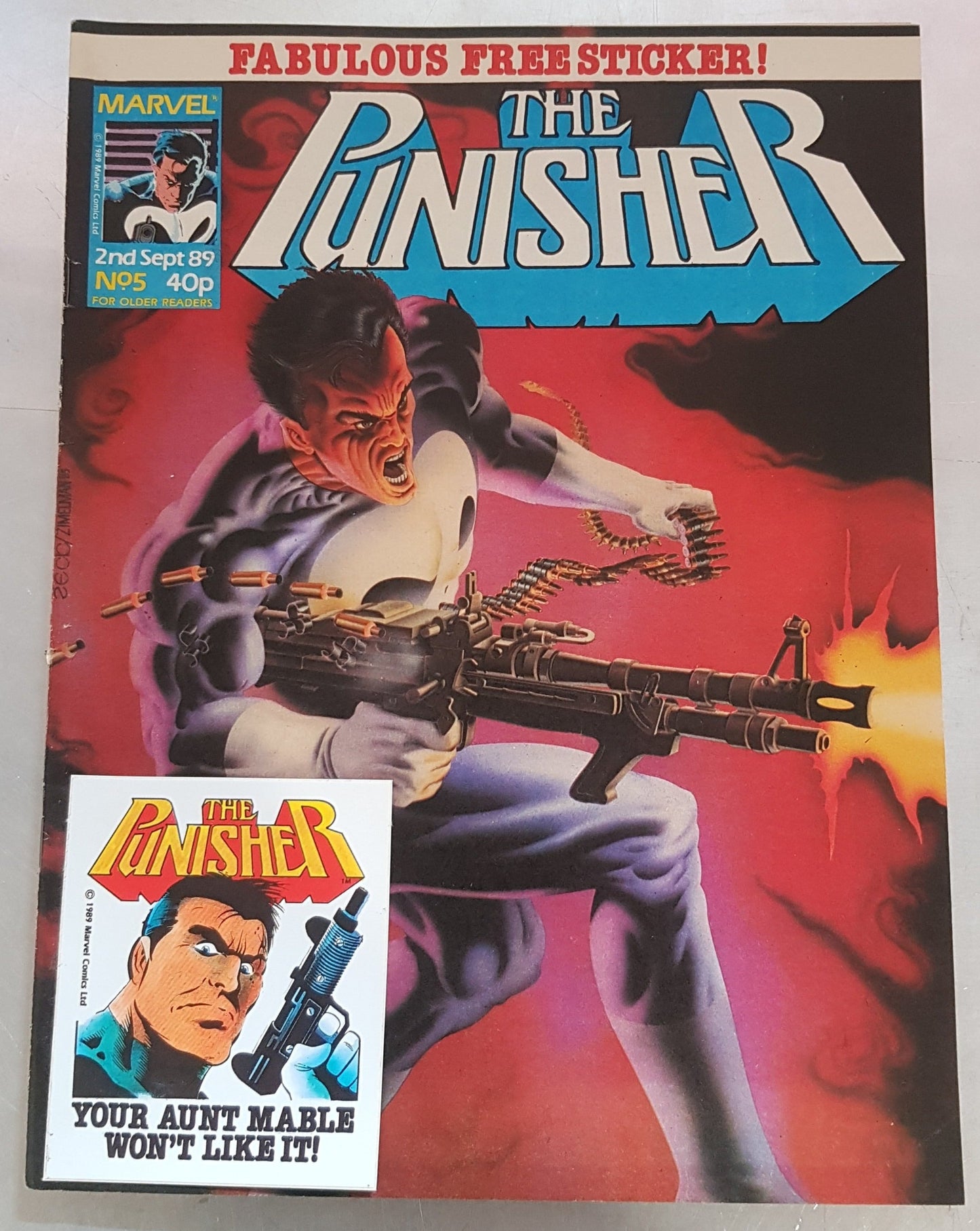 The Punisher #5 Marvel Comics UK (1989)