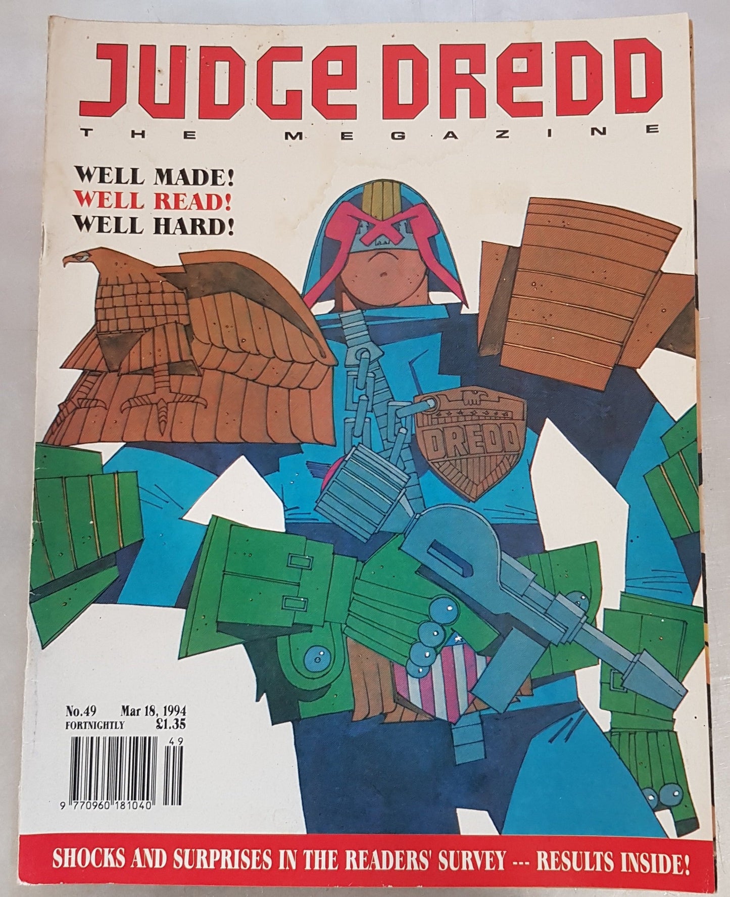 Judge Dredd The Megazine #49 Fleetway (1993)