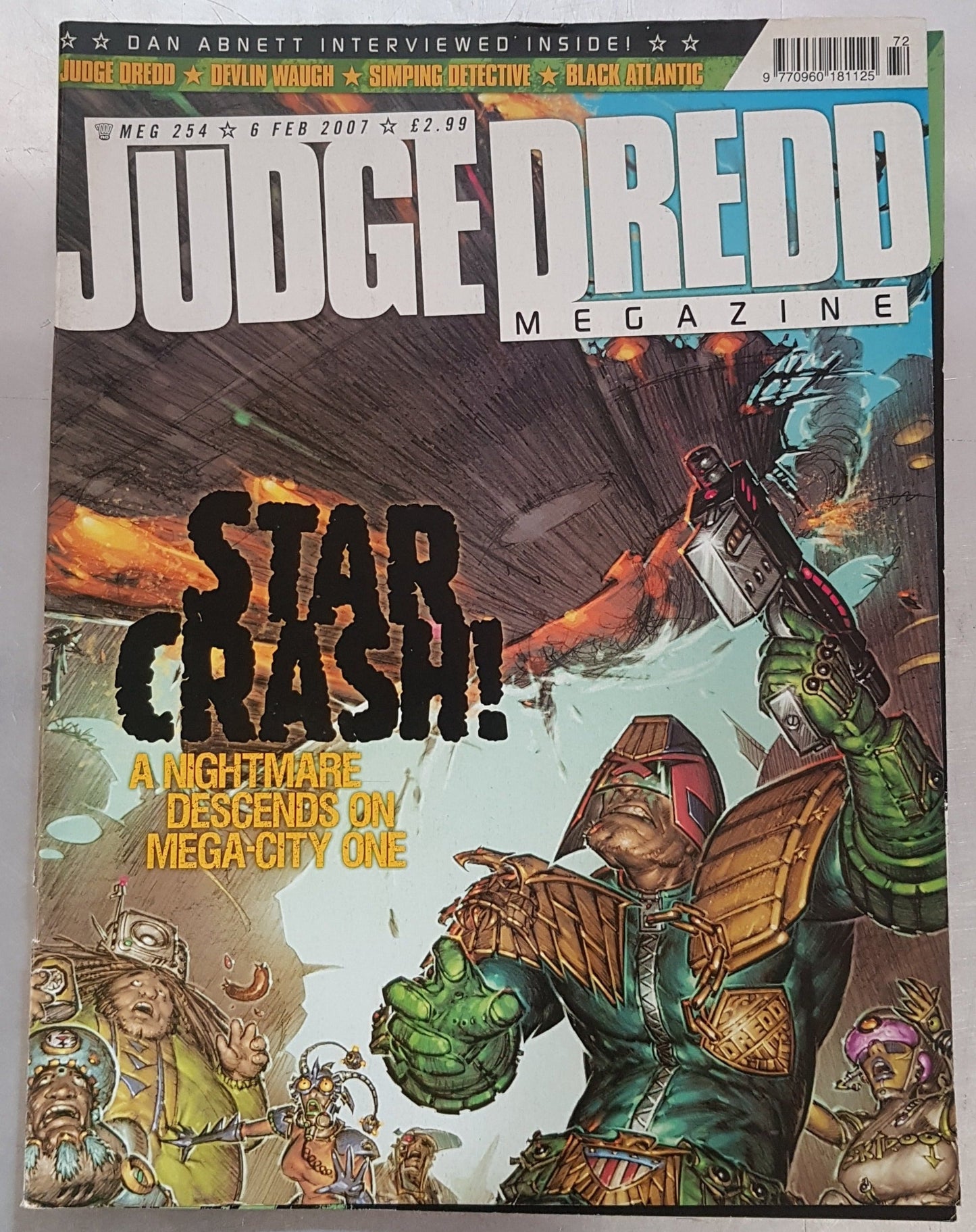 Judge Dredd The Megazine #254 Fleetway (2003)