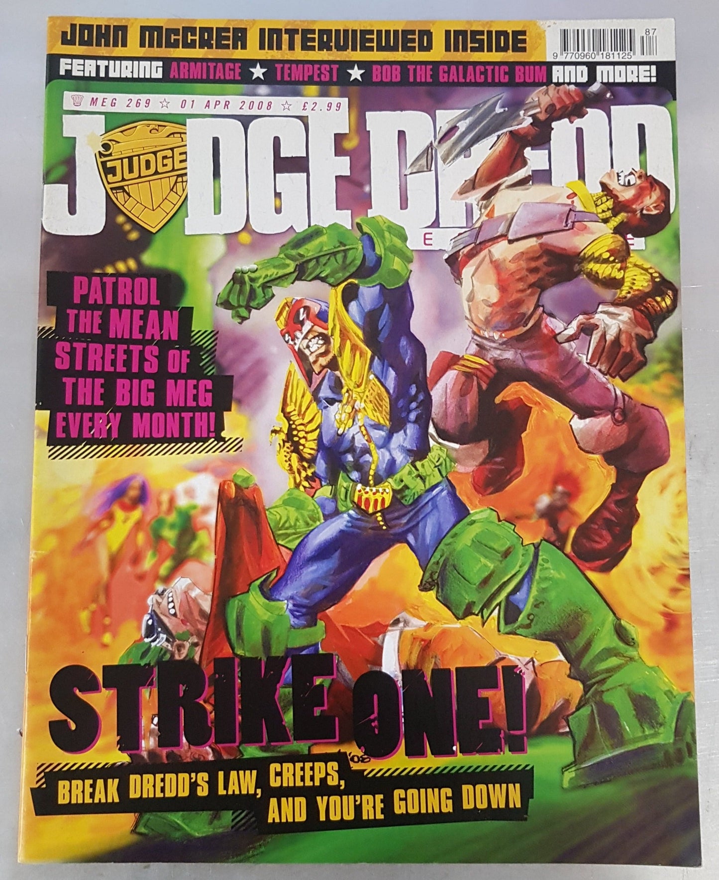 Judge Dredd The Megazine #269 Fleetway (2003)