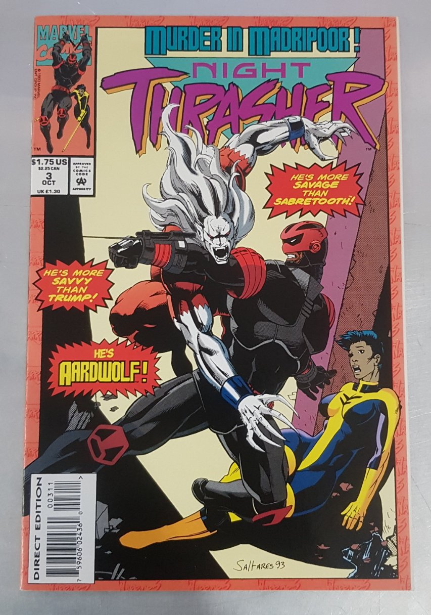 Night Thrasher #3 Marvel Comics (1993)