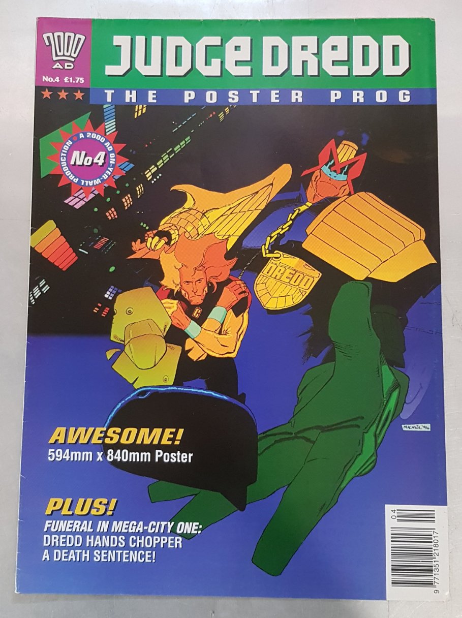 Judge Dredd The Poster Prog #4 (1994)