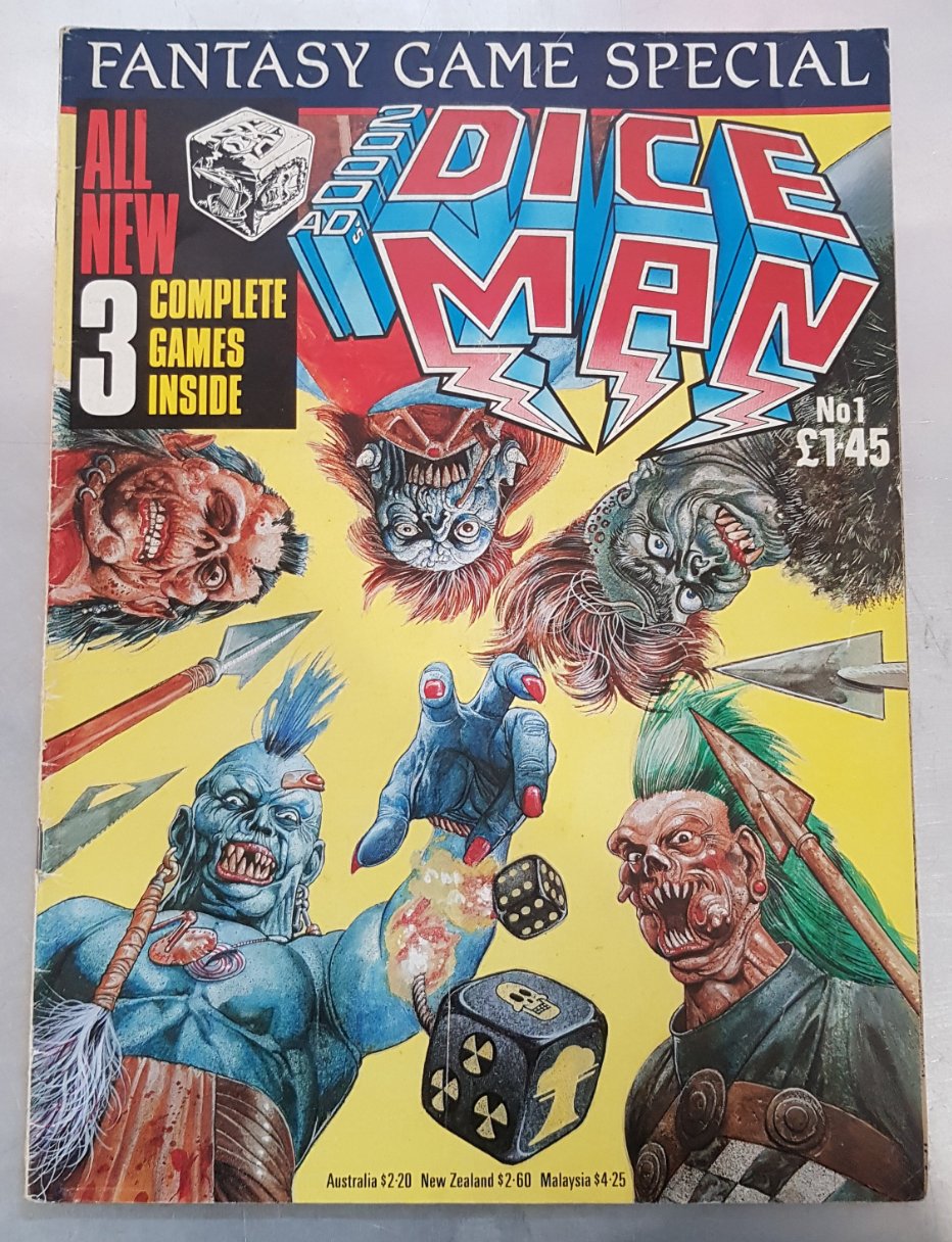 2000 AD's Dice Man #1 Fleetway (1986)