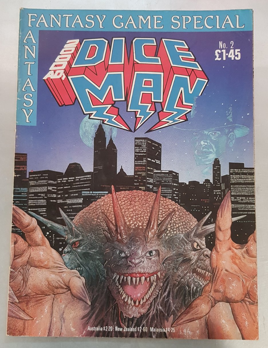 2000 AD's Dice Man #2 Fleetway (1986)