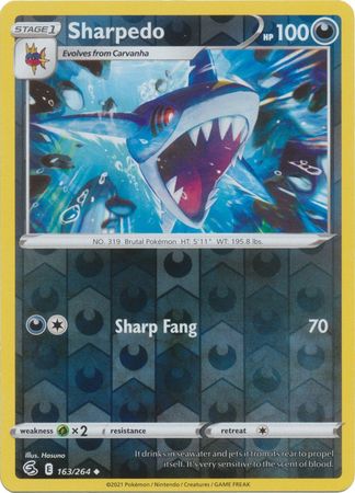 Fusion Strike 163/264 Sharpedo (Reverse Holo)