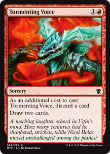 Dragons of Tarkir 163/264 Tormenting Voice