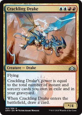 Guilds of Ravnica 163/259 Crackling Drake