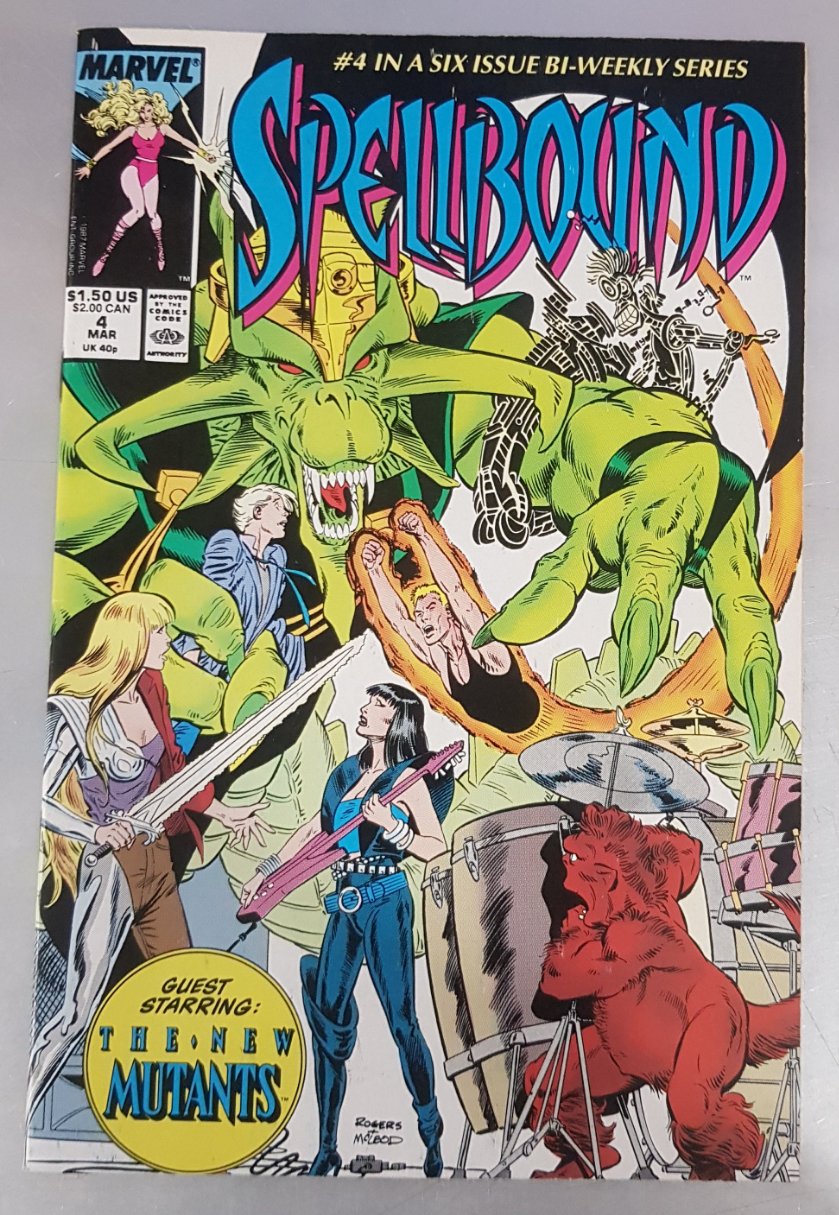 Spellbound #4 Marvel Comics (1988)