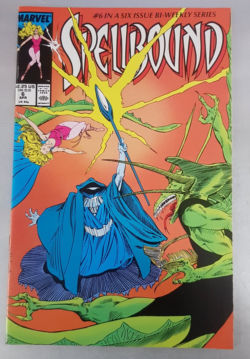 Spellbound #6 Marvel Comics (1988)