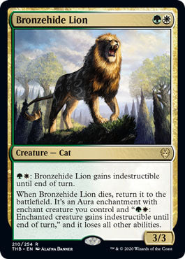 Theros Beyond Death 210/254 Bronzehide Lion