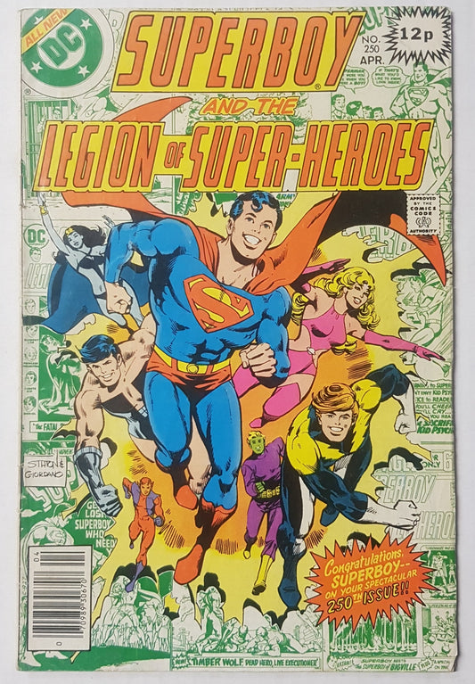 Superboy and the Legion of Super-Heroes #250 DC Comics (1949)