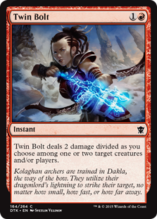 Dragons of Tarkir 164/264 Twin Bolt