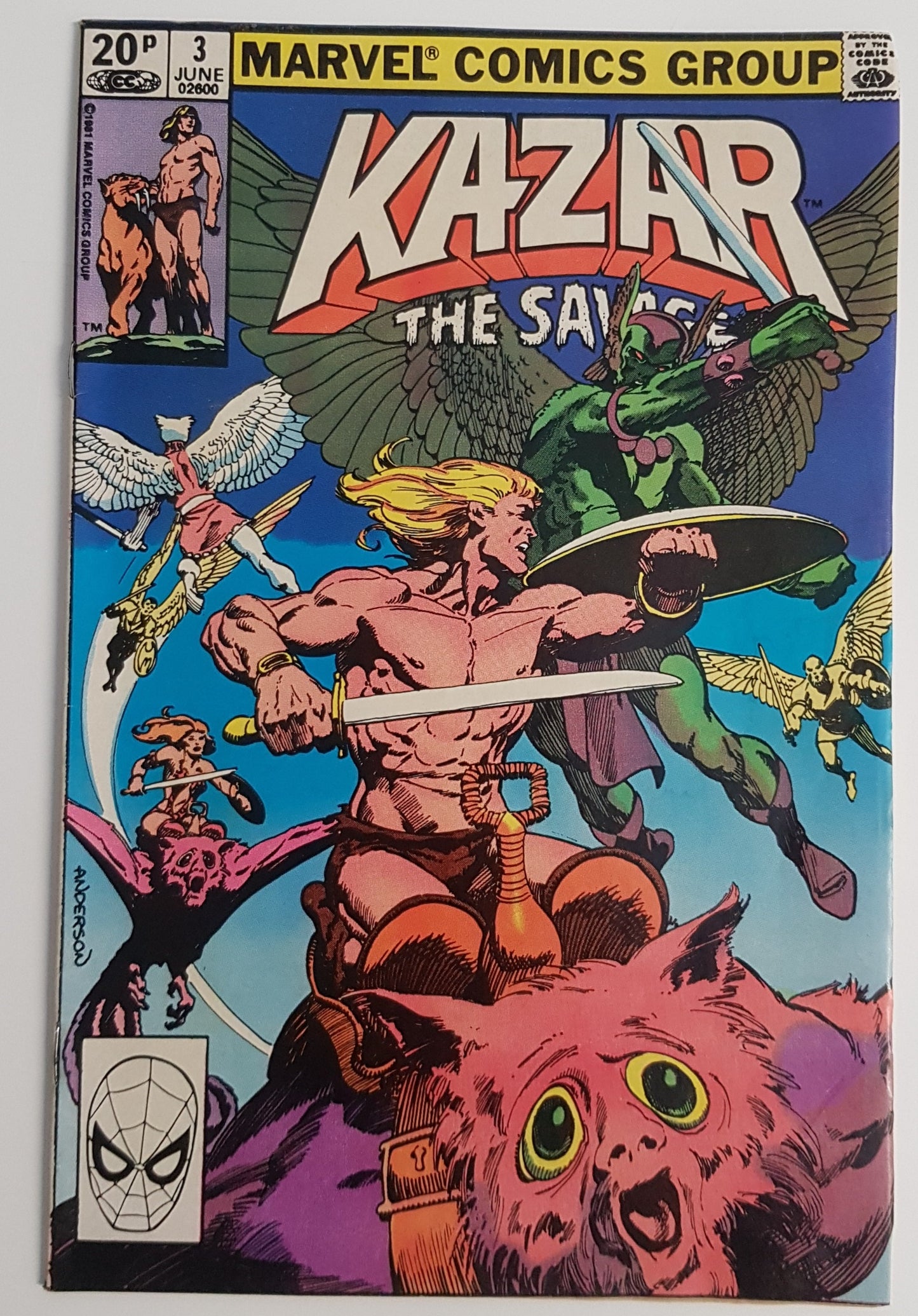 Ka-Zar the Savage #3 Marvel Comics (1981)