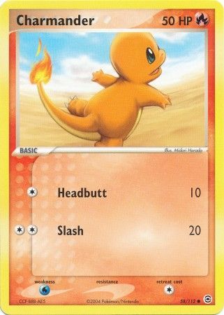 EX FireRed & LeafGreen 058/112 Charmander