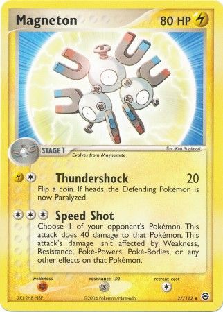 EX FireRed & LeafGreen 027/112 Magneton